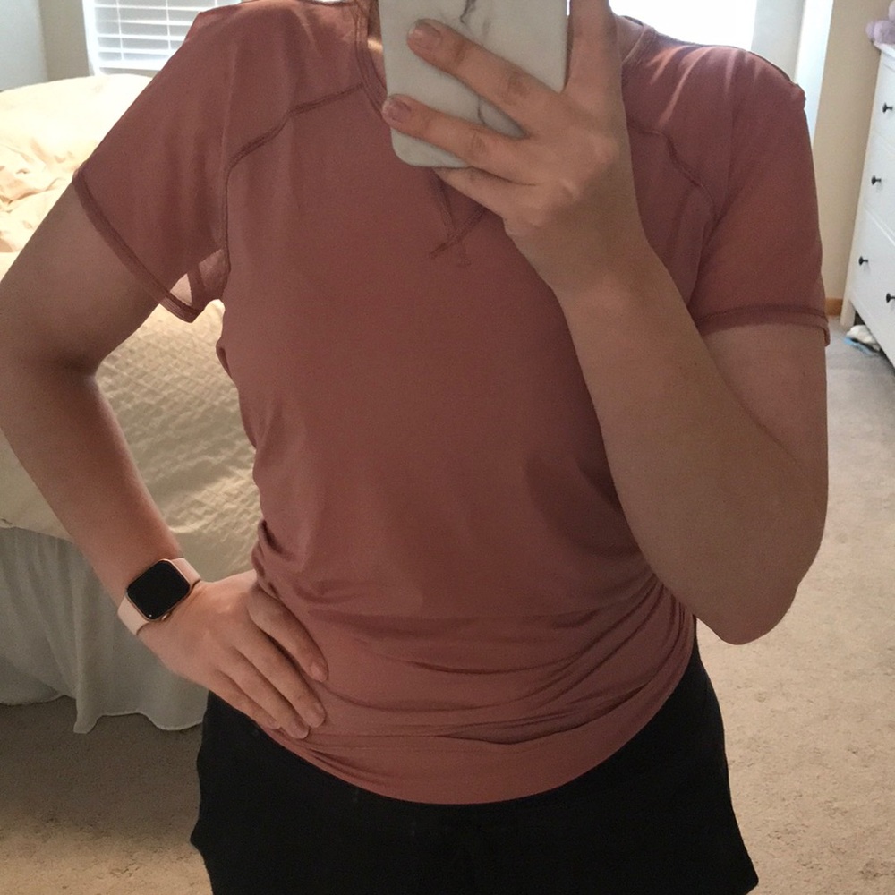 Lululemon Tie Back Short Sleeve